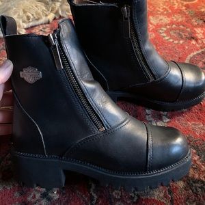 Harley Davison leather boots